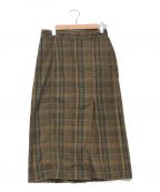 45Rフォーティーファイブアール）の古着「ダークマドラスのタイトスカート」｜ブラウン
