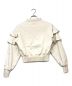 HER LIP TO (ハーリップトゥ) Ruffled Cotton-JerseySweatshirt/ラファルドコットンジャージースェットシャツ ベージュ サイズ:S：4800円
