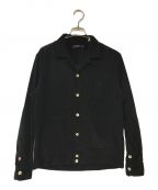 THE GIGIザ・ジジ）の古着「BELL コットンコーデュロイオープンカラーシャツジャケット」｜ブラック