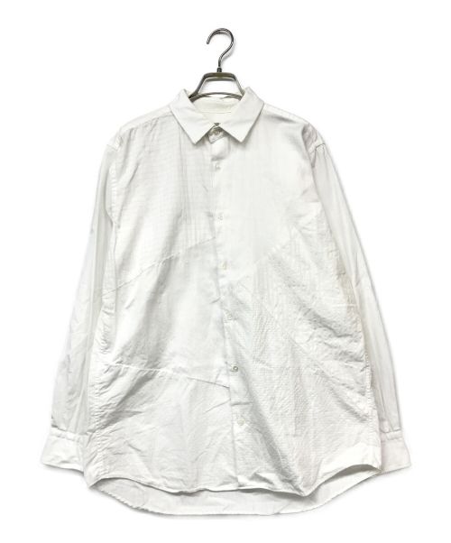 MORIKAGE SHIRT（モリカゲシャツ）MORIKAGE SHIRT (モリカゲシャツ) 異素材クレイジーパターン切替シャツ アイボリー サイズ:不明の古着・服飾アイテム