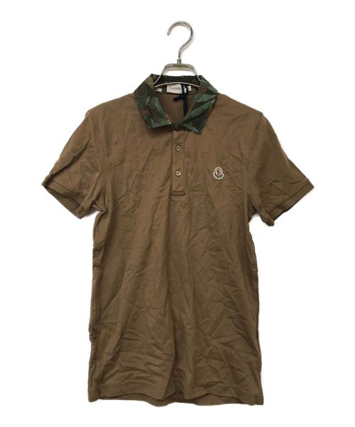 MONCLER（モンクレール）MONCLER (モンクレール) ポロシャツ ブラウン サイズ:Sの古着・服飾アイテム