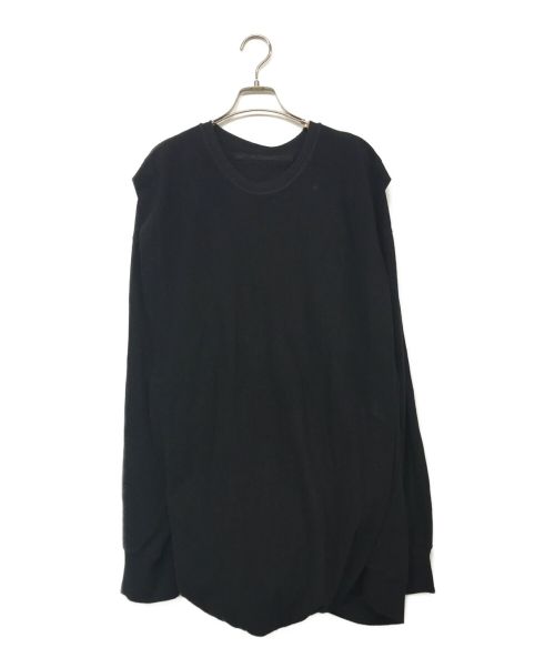 JULIUS（ユリウス）JULIUS (ユリウス) ドレープ Tシャツ ブラック サイズ:3の古着・服飾アイテム