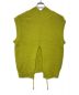 IRENE (アイレネ) Whole Garment Knit Vest/ホールガーメントニットベスト イエロー サイズ:36：11800円