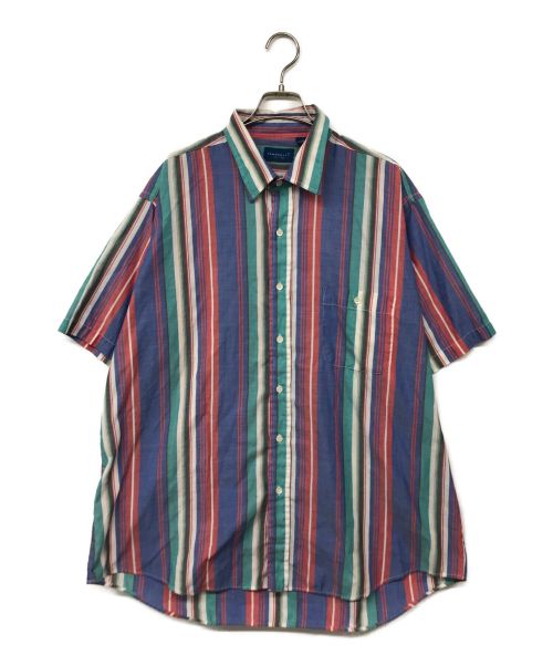 TOWN CRAFT（タウンクラフト）TOWN CRAFT (タウンクラフト) 90‘sストライプシャツ ネイビー サイズ:XLの古着・服飾アイテム
