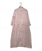 45Rフォーティーファイブアール）の古着「春風インドカディの四角ドレス」｜ピンク