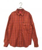 SUPREMEシュプリーム）の古着「Twill Multi Pocket Shirt/ツイルマルチポケットシャツ」｜オレンジ