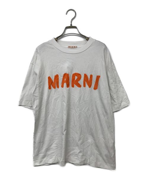 MARNI（マルニ）MARNI (マルニ) プリントTシャツ ホワイト サイズ:38の古着・服飾アイテム
