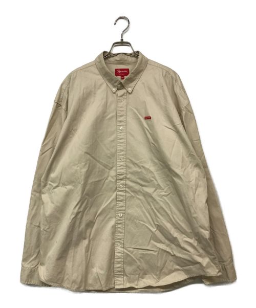 SUPREME（シュプリーム）SUPREME (シュプリーム) Small Box Twill Shirt ベージュ サイズ:XXLの古着・服飾アイテム