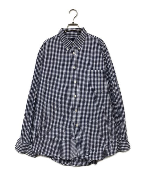 OLD GAP（オールドギャップ）OLD GAP (オールドギャップ) ギンガムチェックシャツ ネイビー サイズ:XLの古着・服飾アイテム