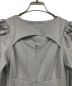 中古・古着 HER LIP TO (ハーリップトゥ) Marylebone Midi Dress/メリルボーンミディドレス グレー サイズ:M：11000円