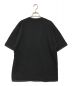 WHITE MOUNTAINEERING (ホワイトマウンテ二アニング) LAYERED WIDE T-SHIRT/レイヤードワイドTシャツ ブラック サイズ:S：5800円