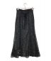 Lily Brown (リリーブラウン) リーフ刺繍ハイウエストマーメイドスカート ネイビー×ブラック サイズ:1：6000円