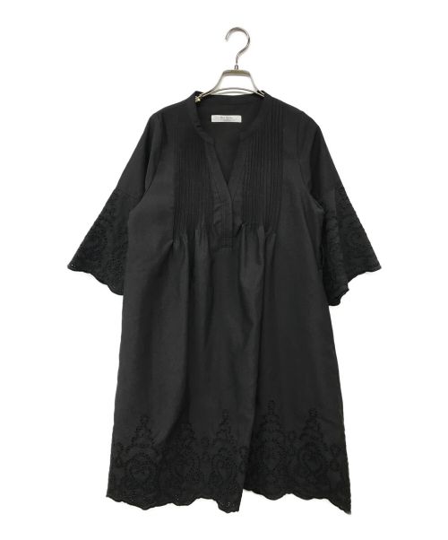 HER LIP TO（ハーリップトゥ）HER LIP TO (ハーリップトゥ) Embroidery Poplin Mini Dress ブラック サイズ:Mの古着・服飾アイテム