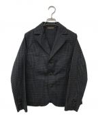 45Rフォーティーファイブアール）の古着「ダブルクロスストレッチのシャツジャケット」｜ブラック