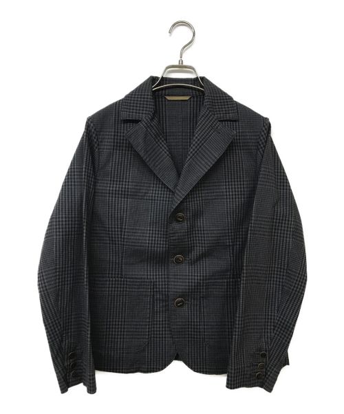 45R（フォーティーファイブアール）45R (フォーティーファイブアール) ダブルクロスストレッチのシャツジャケット ブラック サイズ:2の古着・服飾アイテム