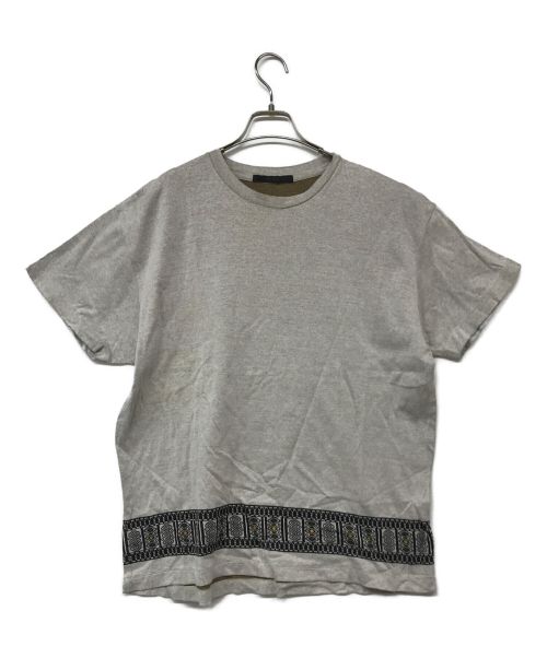 TATRAS（タトラス）TATRAS (タトラス) 半袖Tシャツ グレー×ベージュ サイズ:Mの古着・服飾アイテム