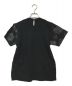 TAO COMME des GARCONS (タオ コムデギャルソン) 花モーチフTシャツ ブラック サイズ:S：9800円
