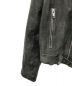 中古・古着 ZARA (ザラ) ヴィンテージ加工ライダースジャケット ブラック サイズ:M：6000円
