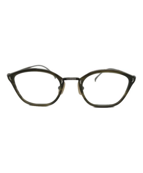 金子眼鏡（カネコメガネ）金子眼鏡 (カネコメガネ) チタンスクエアアイウェア サイズ:46□21-142の古着・服飾アイテム
