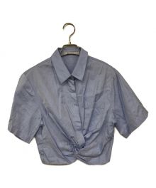 ALEXANDER WANG（アレキサンダーワング）の古着「ショートスリーブシャツ」｜ブルー