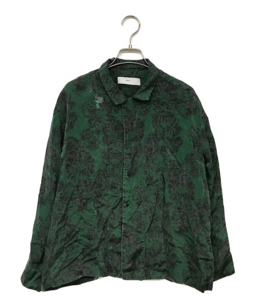 TOGA PULLA（トーガ プルラ）TOGA PULLA (トーガ プルラ) INNER PRINT SHIRT/インナープリントシャツ グリーン サイズ:36の古着・服飾アイテム