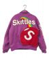 SUPREME (シュプリーム) MITCHELL & NESS (ミッチェルアンドネス) Skittles Varsity Jacket/スキットルズバーシティジャケット パープル サイズ:S：49800円