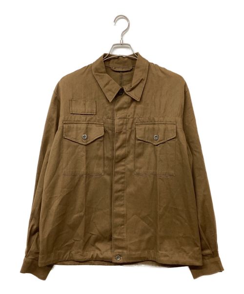 MILITARY（ミリタリー）MILITARY (ミリタリー) ワークシャツ ブラウン サイズ:記載なしの古着・服飾アイテム