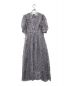 Lily Brown (リリーブラウン) チュール刺繍ドレス パープル サイズ:1：7800円