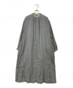 45Rフォーティーファイブアール）の古着「ふわふわ二重織のドレス ワンピース」｜グレー