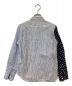 COMME des GARCONS SHIRT (コムデギャルソンシャツ) 切替シャツ ブルー サイズ:S：5000円