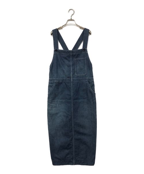 45R（フォーティーファイブアール）45R (フォーティーファイブアール) 麦デニムのオーバースカート（重） インディゴ サイズ:表記無しの古着・服飾アイテム