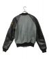 VANSON (バンソン) レザーライダースジャケット グレー×ブラック サイズ:34：14800円
