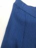 中古・古着 soduk (スドーク) slit knit trousers ブルー サイズ:表記無し：5800円