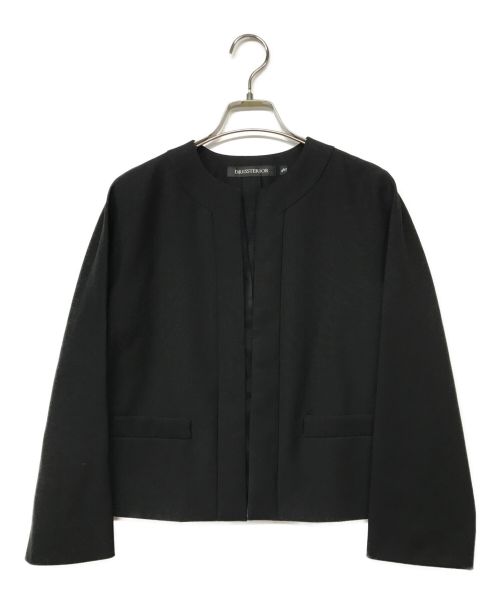 DRESSTERIOR（ドレステリア）DRESSTERIOR (ドレステリア) フォーマルブラックノーカラージャケット ブラック サイズ:L (UK 40)の古着・服飾アイテム