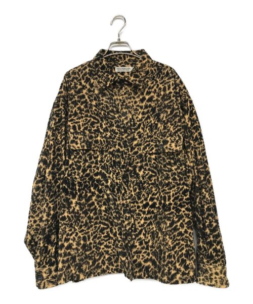 COOTIE PRODUCTIONS（クーティープロダクツ）COOTIE PRODUCTIONS (クーティープロダクツ) Corduroy Leopard CPO Jacket ベージュ サイズ:Lの古着・服飾アイテム