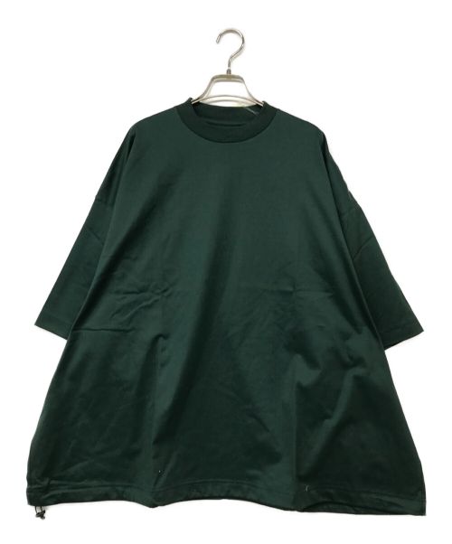 is-ness（イズネス）is-ness (イズネス) BALLOON T SHIRT/バルーンTシャツ グリーン サイズ:Lの古着・服飾アイテム