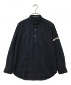 45Rフォーティーファイブアール）の古着「スーピマオックスの908ローファーラインプルシャツ」｜ネイビー