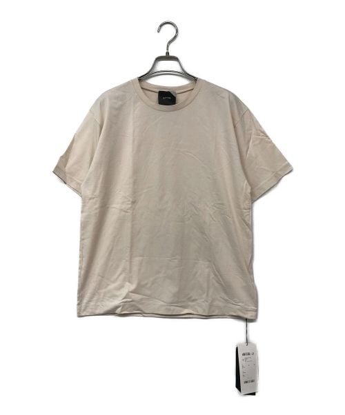 ATON（エイトン）ATON (エイトン) ワイドtシャツ ベージュ サイズ:XSの古着・服飾アイテム