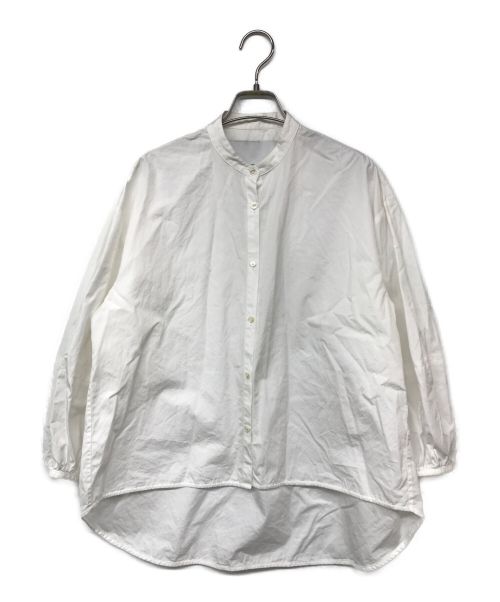 ticca（ティッカ）ticca (ティッカ) バンドカラーシャツ ホワイト サイズ:Fの古着・服飾アイテム