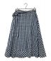 POLO RALPH LAUREN (ポロ・ラルフローレン) リネンチェックラップスカート ブルー サイズ:L：10000円