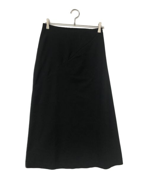 Y's（ワイズ）Y's (ワイズ) アシンメトリースカート ブラック サイズ:Lの古着・服飾アイテム