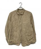 45Rフォーティーファイブアール）の古着「インドリネンヘリンボンのシャツジャケット」｜ベージュ