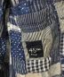 中古・古着 45R (フォーティーファイブアール) ミックスパッチワークの908 4ポケットシャツジャケット ブルー サイズ:3：40000円