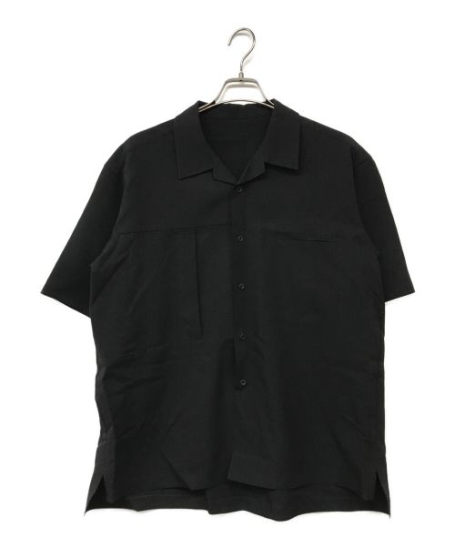 F/CE.（エフシーイー）F/CE. (エフシーイー) GRAMICCI (グラミチ) SEAMLESS OPEN SHIRT/シームレスオープンシャツ ブラック サイズ:Mの古着・服飾アイテム