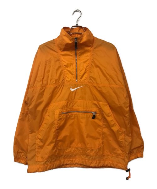 NIKE（ナイキ）NIKE (ナイキ) ナイロンアノラックジャケット オレンジ サイズ:Sの古着・服飾アイテム