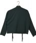 SHAREEF (シャリーフ) ノーカラーライダースジャケット グリーン サイズ:1：7000円