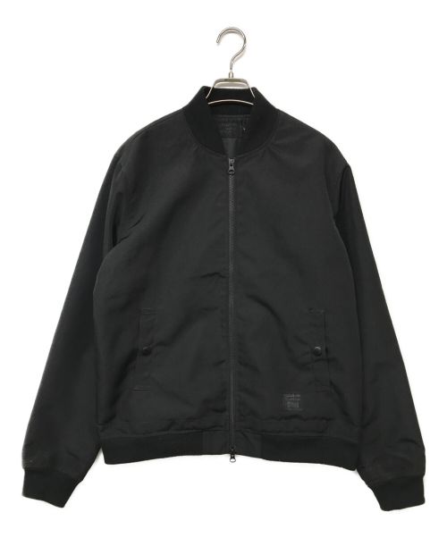 VANSON（バンソン）VANSON (バンソン) MA-1ジャケット ブラック サイズ:Lの古着・服飾アイテム