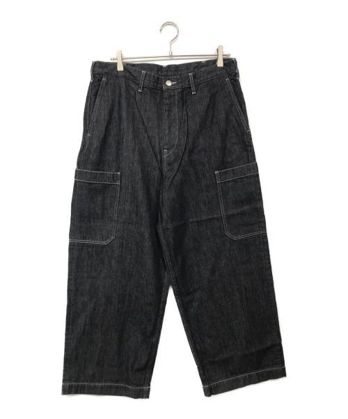 Graphpaper（グラフペーパー）Graphpaper (グラフペーパー) Colorfast Denim Cargo Pants ブラック サイズ:2の古着・服飾アイテム