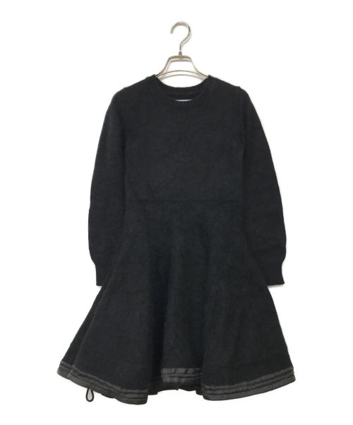 sacai（サカイ）sacai (サカイ) Angora Knit Dress/アンゴラニットドレス ブラック サイズ:1の古着・服飾アイテム