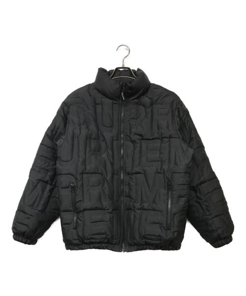 SUPREME（シュプリーム）SUPREME (シュプリーム) bonded logo puffy jacket/ボンデッドロゴパフィージャケット ブラック サイズ:Sの古着・服飾アイテム